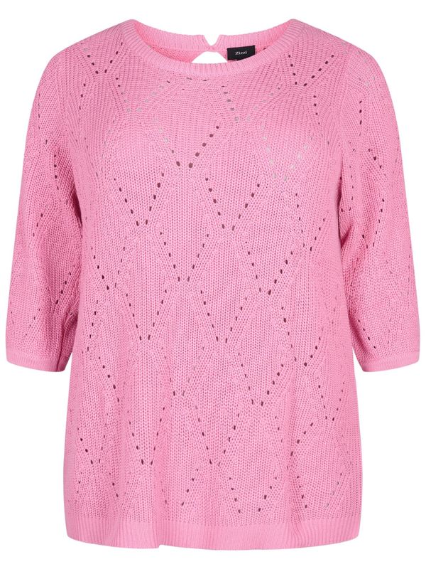 Zizzi Zizzi Пуловер 'Memmi'  светлорозово