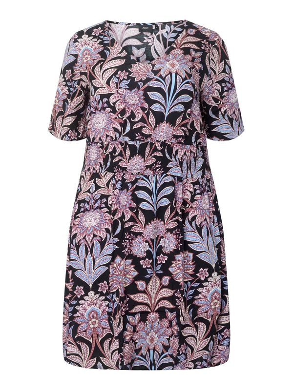 Zizzi Zizzi Рокля 'BELLA'  светлосиньо / орхидея / черно