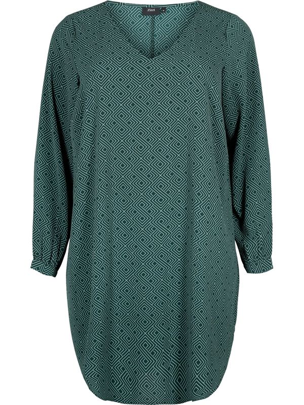 Zizzi Zizzi Рокля 'Caanni'  зелено / пастелно зелено