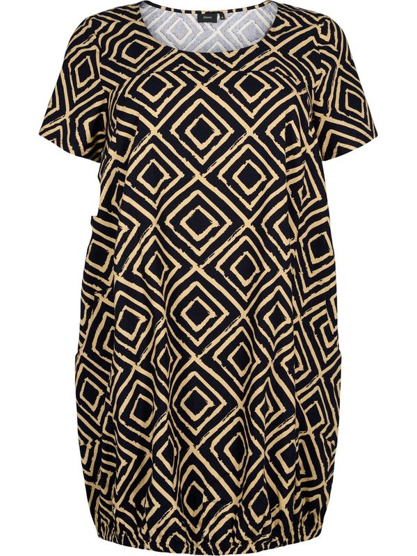 Zizzi Zizzi Рокля 'Jeasy'  кафяво / черно