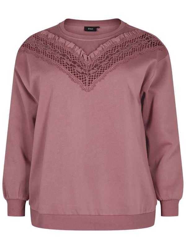 Zizzi Zizzi Суичър 'CASARA'  бледоморав