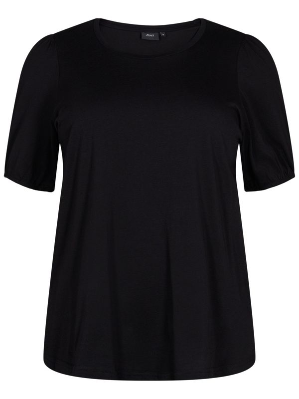 Zizzi Zizzi Тениска 'MILLE'  черно