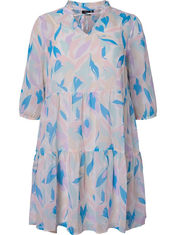 Zizzi Zizzi Туника  бежово / синьо / сиво / лилав