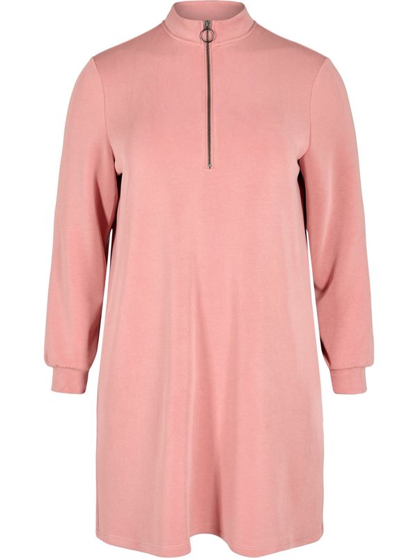 Zizzi Zizzi Туника 'Dull'  розе / черно