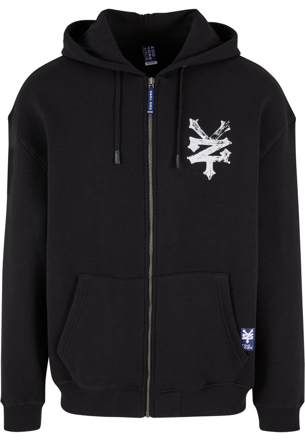 ZOO YORK ZOO YORK Суичъри с качулка  черно / бяло