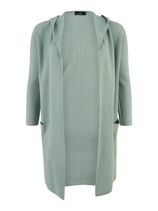 Zwillingsherz Zwillingsherz Плетена жилетка 'Janina'  нефритено зелено