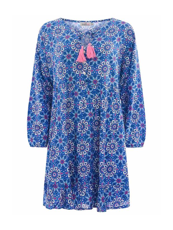 Zwillingsherz Zwillingsherz Рокля 'Fine'  синьо / светлосиньо / розово / бяло