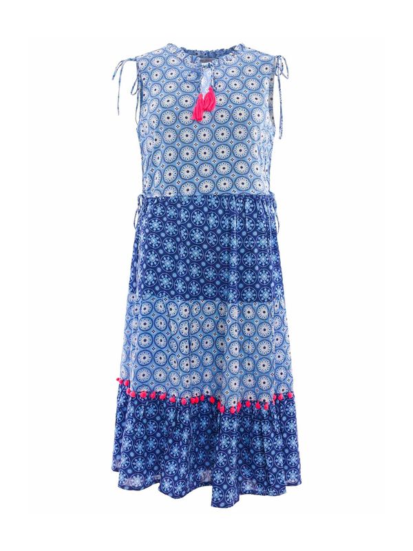 Zwillingsherz Zwillingsherz Рокля 'Hailey'  светлосиньо / тъмносиньо / червена боровинка / бяло