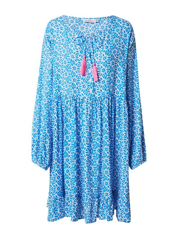 Zwillingsherz Zwillingsherz Рокля 'Melody'  тюркоазен / бяло