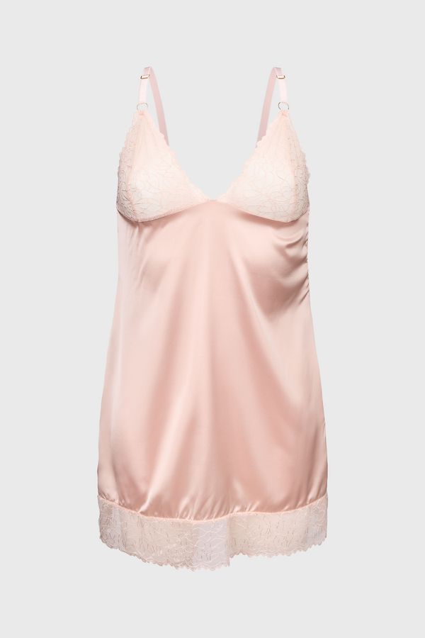 Anais Еротична сатенена нощница Alise къса