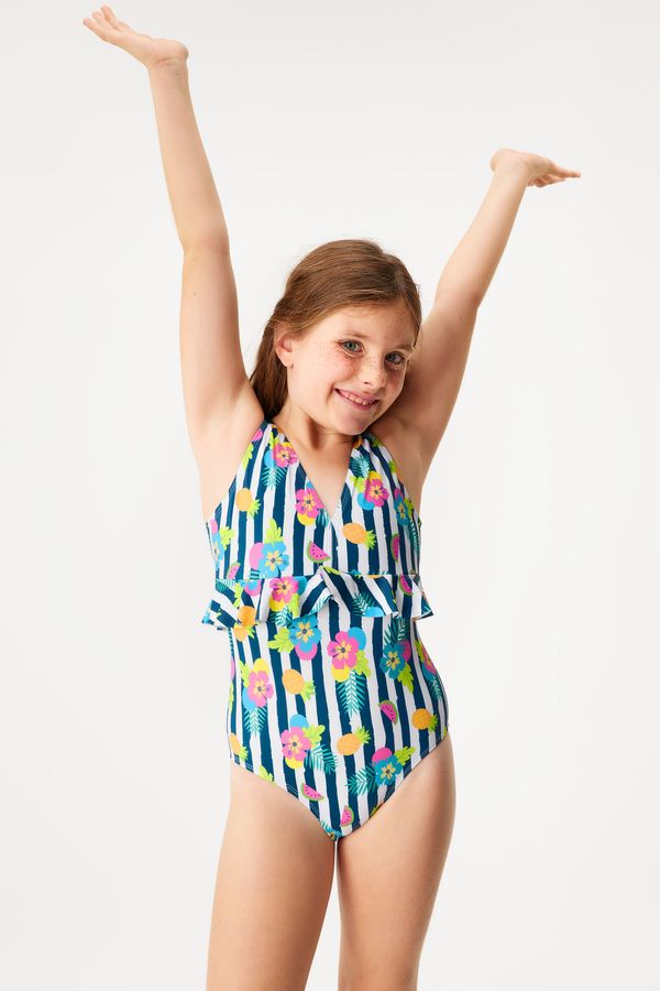 Astratex Цял бански костюм за момичета Tropical I