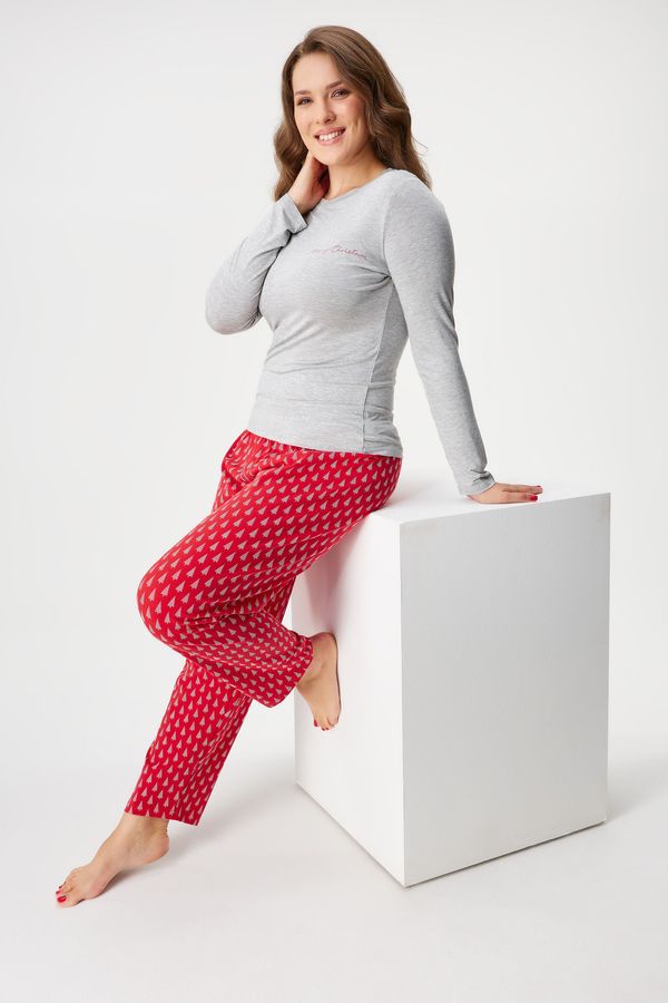 Astratex Памучна пижама Christmas Trees