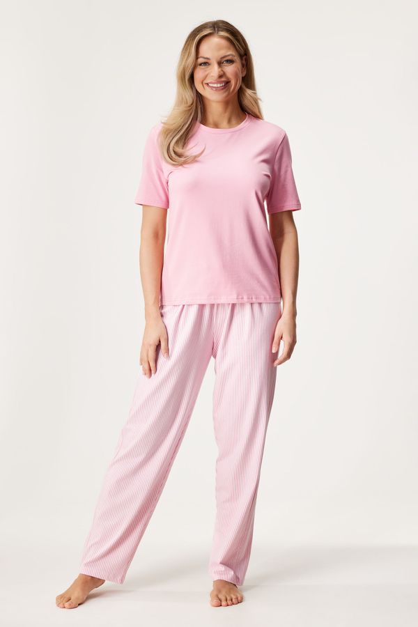 Astratex Памучна пижама Pink Dream дълга