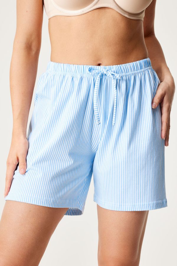 Astratex Памучни пижамени шорти Blue Dream