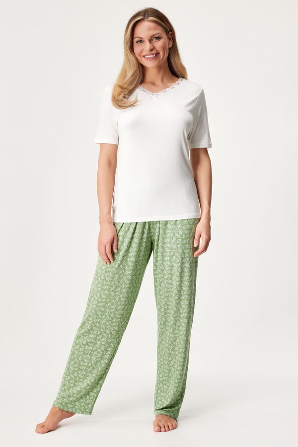 Astratex Пижама Go with the leaves дълга