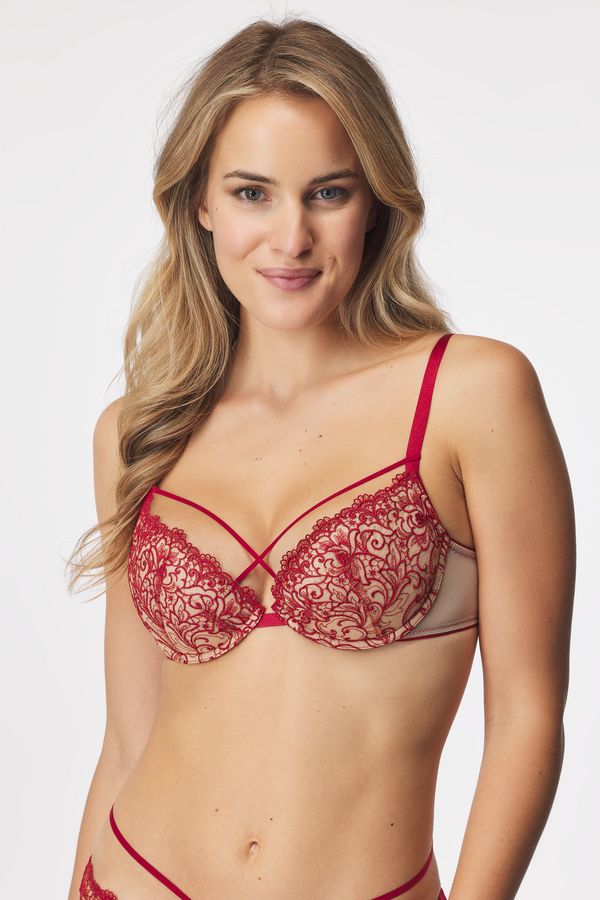 Astratex Сутиен Secret Garden подплатен с подвижни подплънки