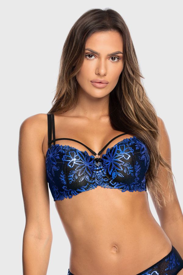 AXAMI Сутиен Brillance Blue с подвижни подплънки