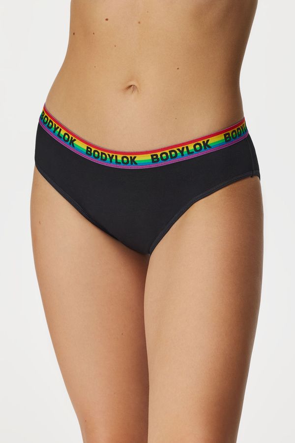 Bodylok Менструални бикини Bodylok Bamboo Black за средно силна менструация