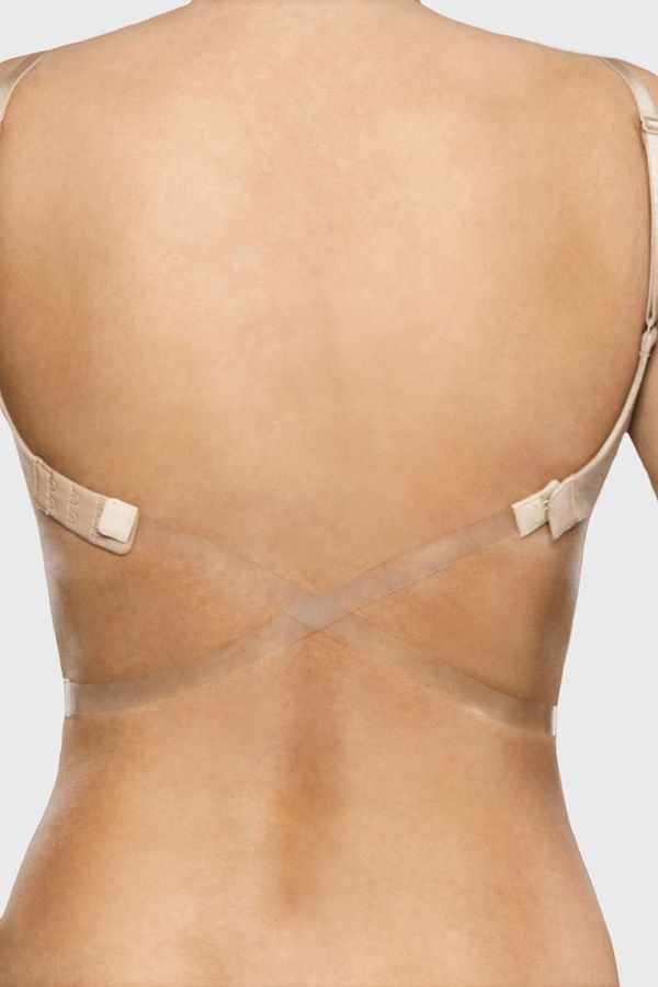 Bye Bra Прозирна лента с по-ниско закопчаване UNI