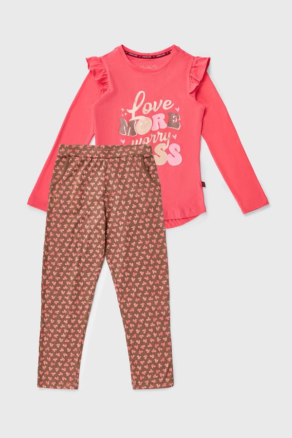 Charlie Choe Пижама за момчета Flowerr days дълга