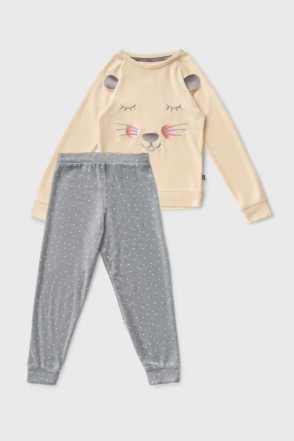 Charlie Choe Пижама за момичета Mouse дълга