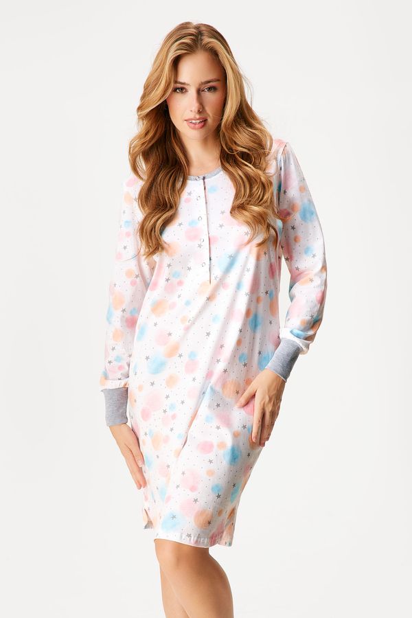 Cornette Памучна нощница Star къса