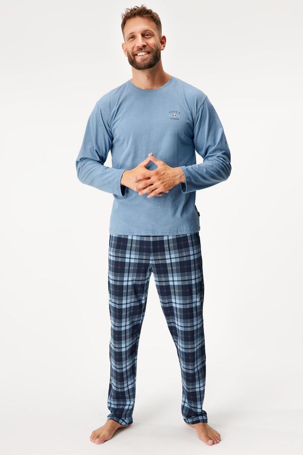 Cornette Памучна пижама Aspen I дълга