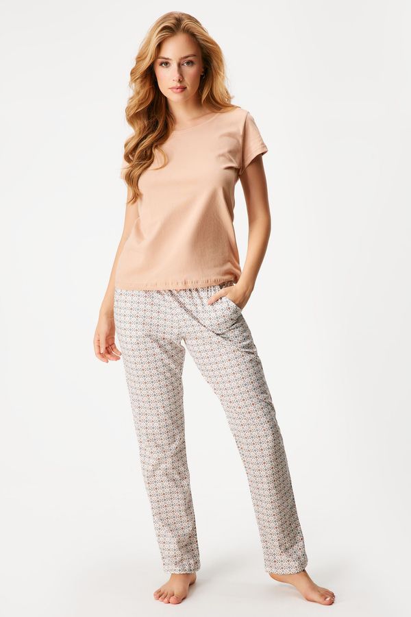 Cornette Памучна пижама Bonnie дълга