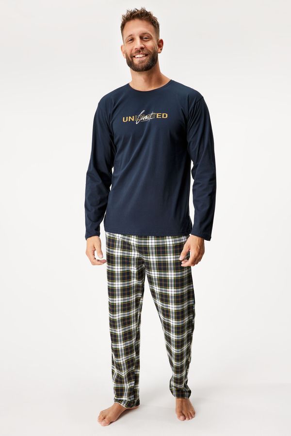 Cornette Памучна пижама Unlimited дълга