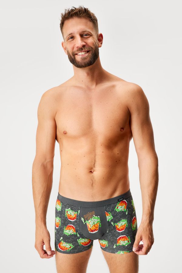 Cornette Памучни боксерки Tattoo Relax