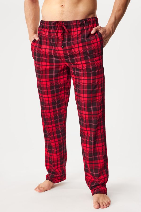 Cornette Памучно долнище на пижама Wild Wood