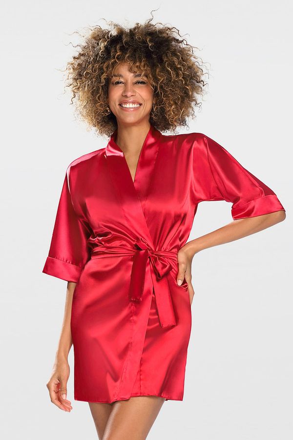 Dkaren Sp. z o.o. Сатенен халат Vivian къс