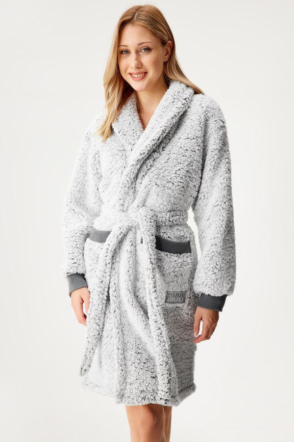 DKNY Топлещ халат DKNY къс