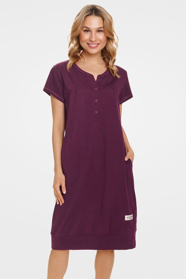 Doctor Nap Памучна нощница за бременни и кърмачки Temperance