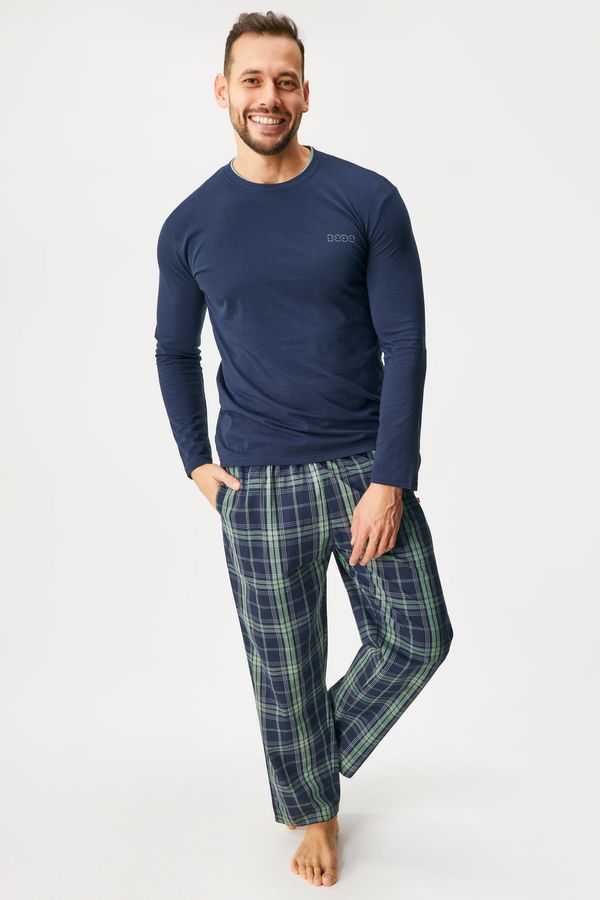 Dodo Памучна пижама Sau дълга