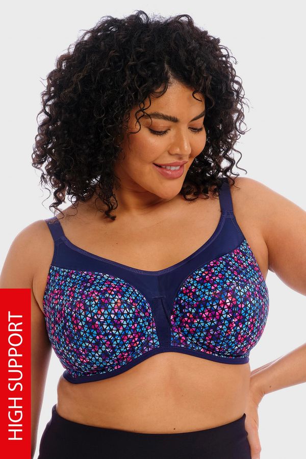 Elomi Спортен сутиен Elomi Energise Navy Geo