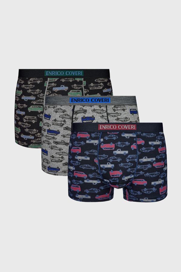 Enrico Coveri 3PACK боксерки Cars