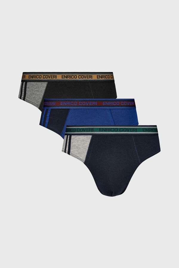 Enrico Coveri 3PACK слипове Cobalt