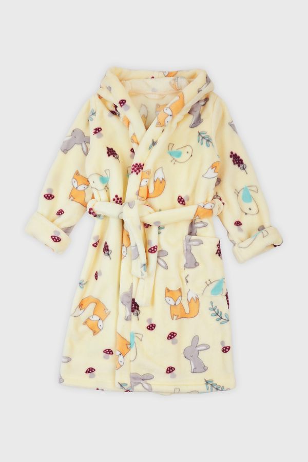 GARNA MAMA Топлещ халат за момичета Animals