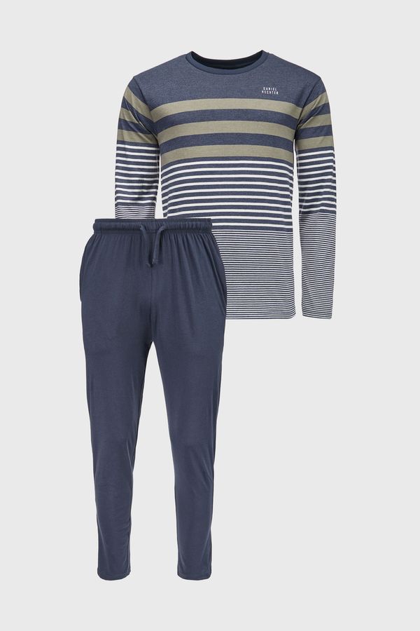 Hechter Памучна пижама Land дълга