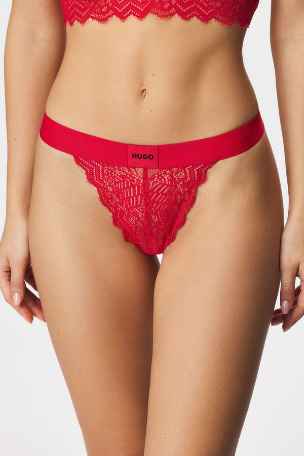 HUGO BOSS Прашки HUGO Lace Red дантелени
