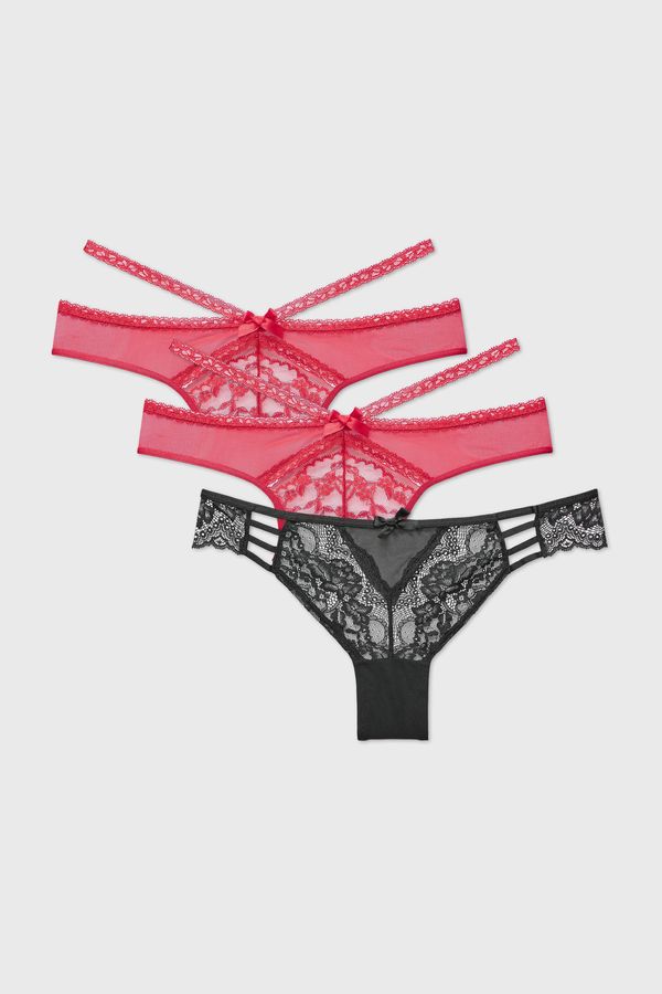 Hunkemöller 3PACK бразилски бикини Penny