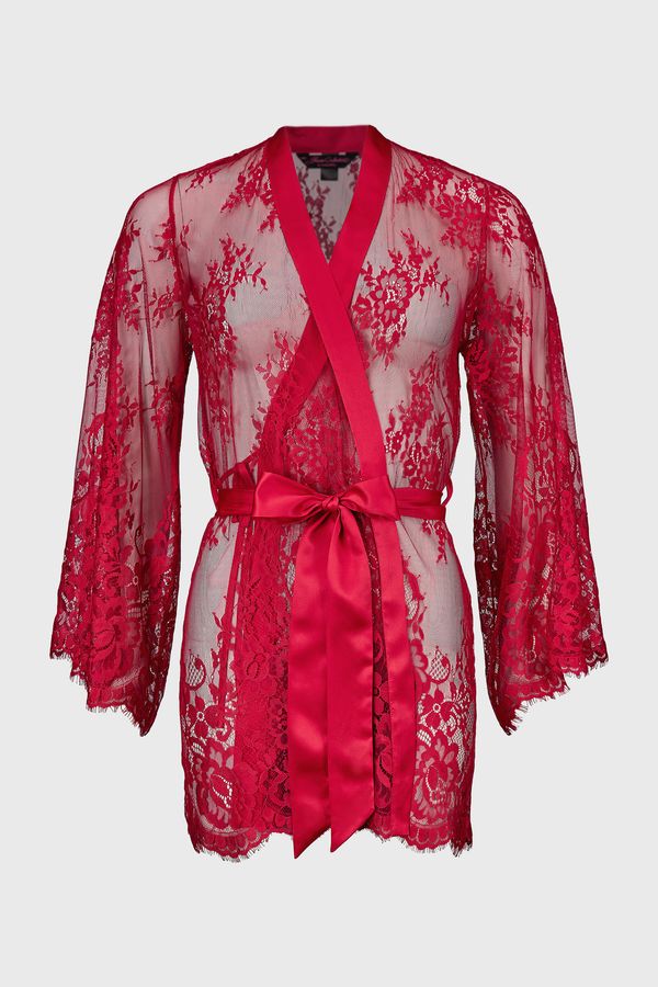 Hunkemöller Еротичен халат Allover Lace Isabella II къс