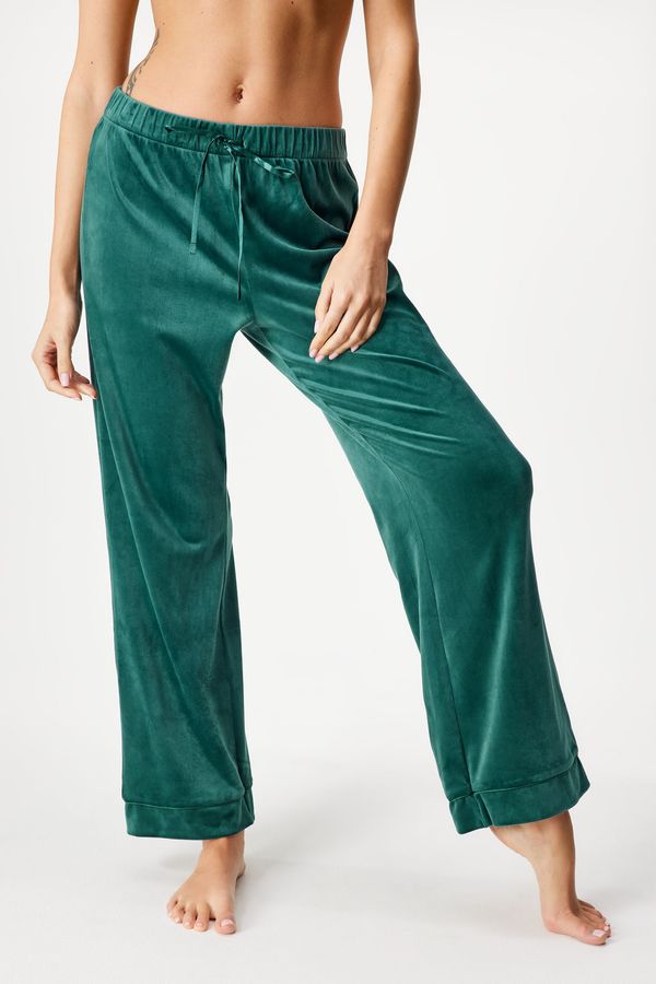 Hunkemöller Кадифено долнище на пижама Panderosa