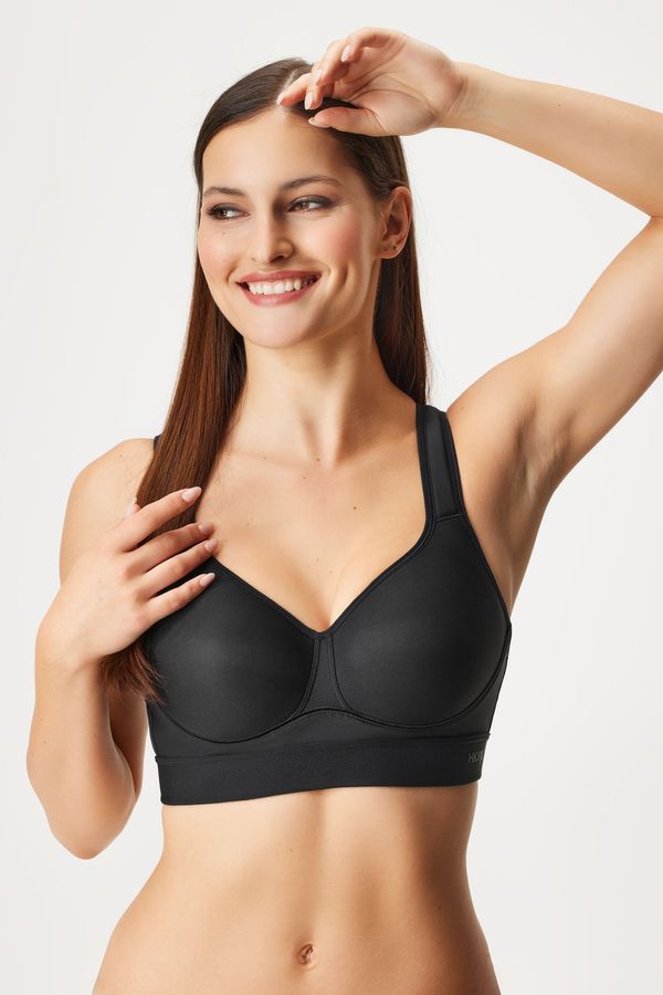 Hunkemöller Спортен сутиен The All Star Black