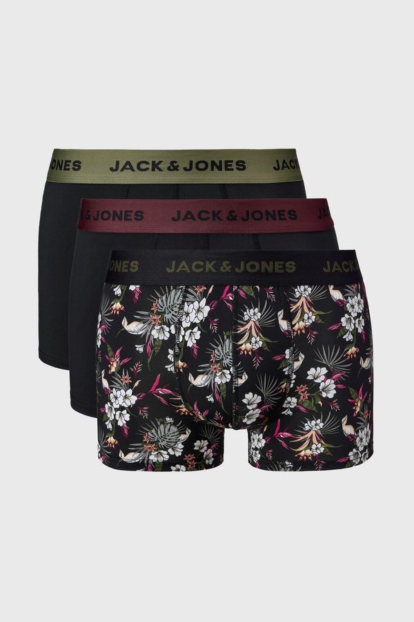 Jack & Jones 3PACK боксерки JACK AND JONES Flowers
