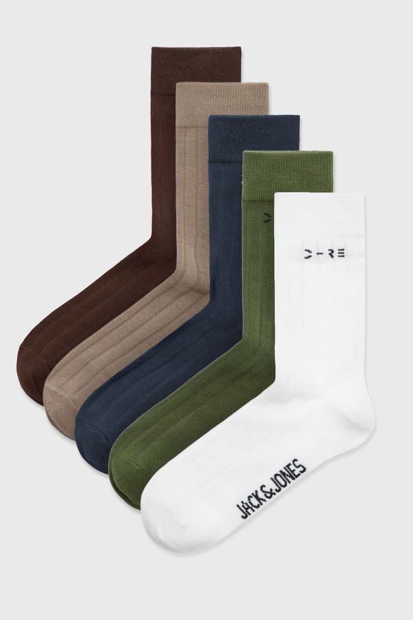 Jack & Jones 5PACK чорапи JACK AND JONES JACCore по-дълги