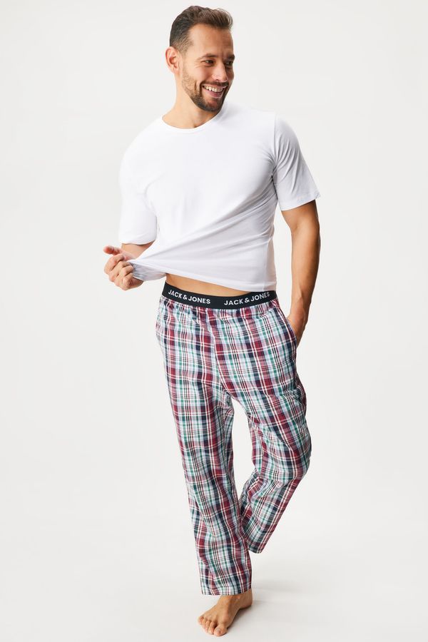 Jack & Jones Памучна пижама JACK AND JONES JACLuca дълга