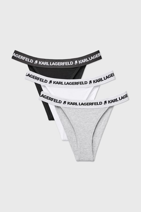 Karl Lagerfeld 3PACK бразилски бикини Karl Lagerfeld Logo Brazilian