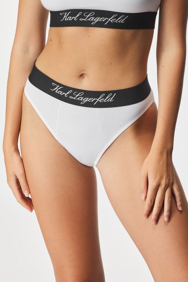 Karl Lagerfeld Класически бикини Karl Lagerfeld Hotel с висока талия